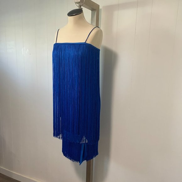 Stunning Rare Vintage Fringe Dress - Picture 8 of 15